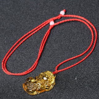 Citrine Pixiu Pendant – A Symbol of Abundance, Protection & Inner Balance