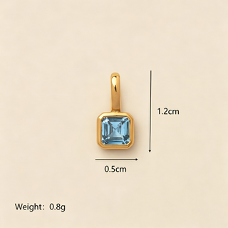 Celestial Birthstone Charm