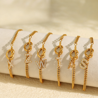Signature Initial Aura Bracelet