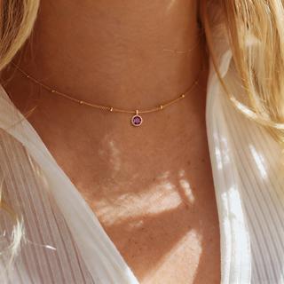 Celestial Birthstone Necklace