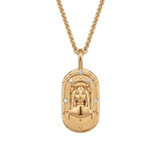 Zodiac Aura Tag Necklace
