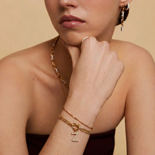 Signature Initial Aura Bracelet