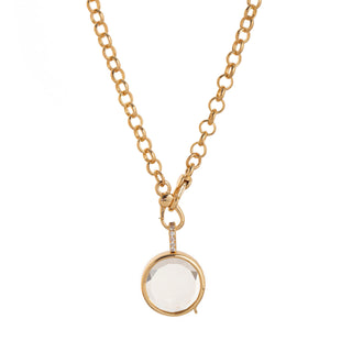 Crystal Capsule Pendant Necklace