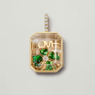 Crystal Capsule Pendant Necklace
